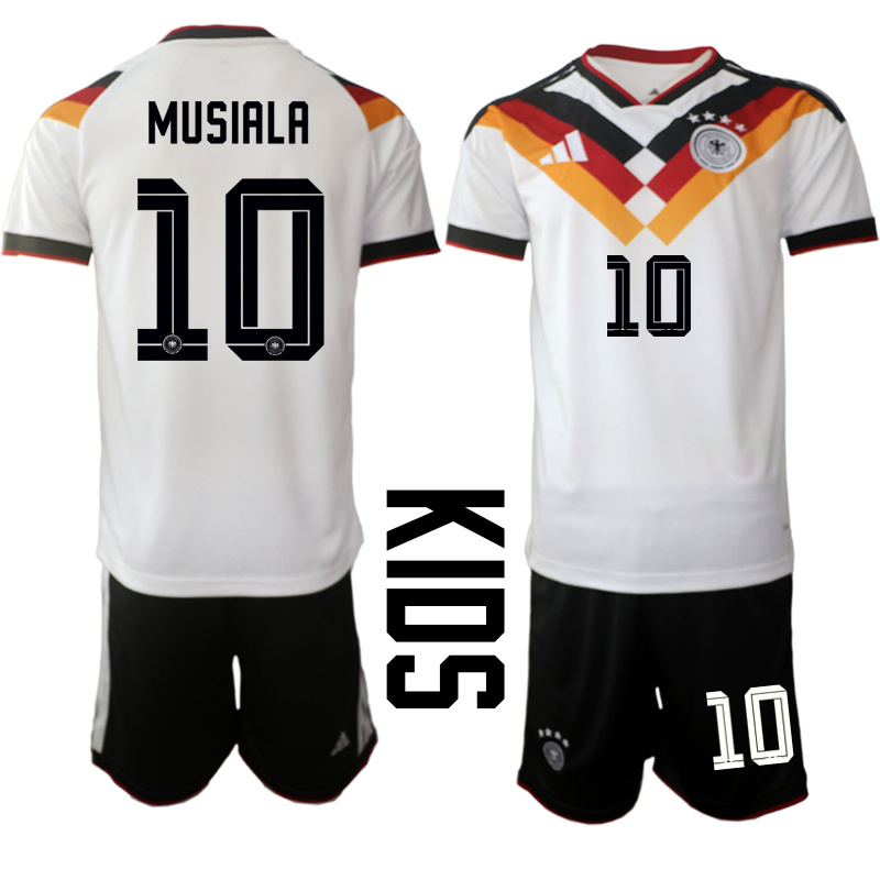 Youth Germany home 08 style 2026 World Cup Soccer jersey